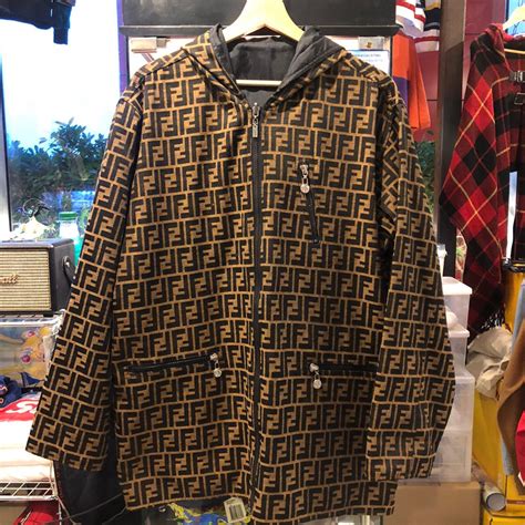 vintage fendi zucca monogram jacket